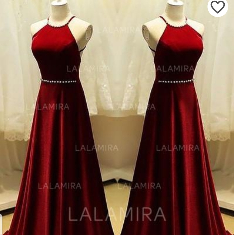 Burgundy Prom Dress